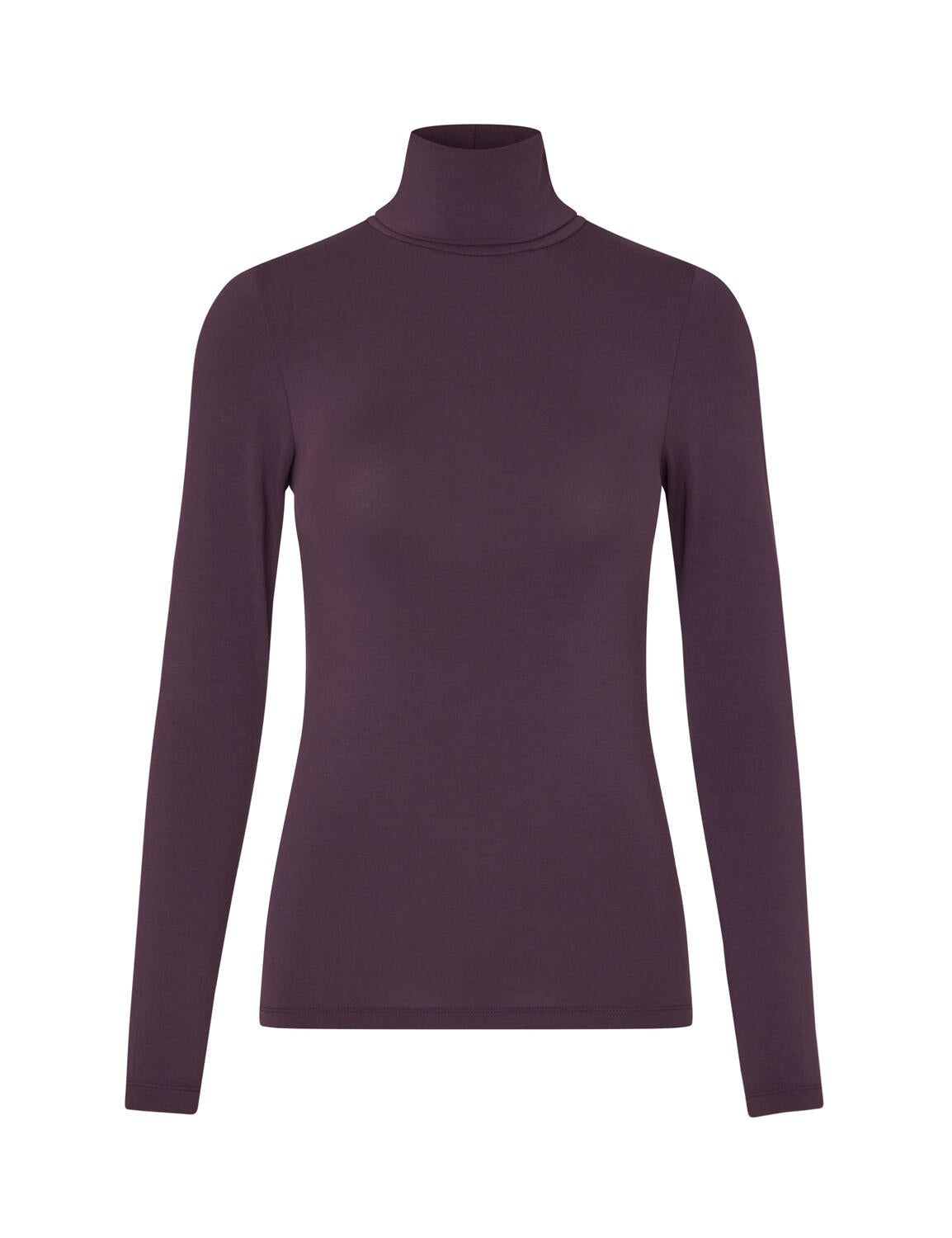Ina basic bluse - Deep Purple